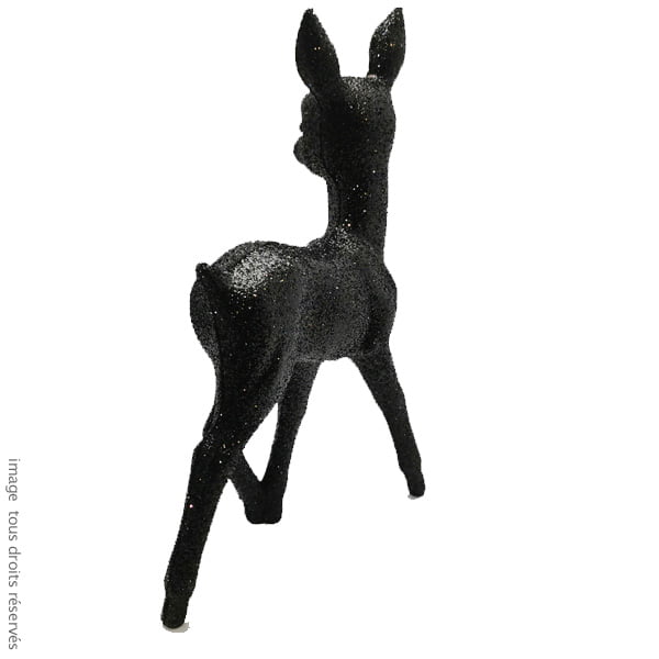 Grand FAON à paillettes - Coloris Noir – Image 4
