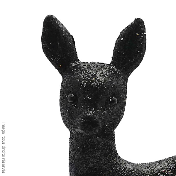 Grand FAON à paillettes - Coloris Noir – Image 3