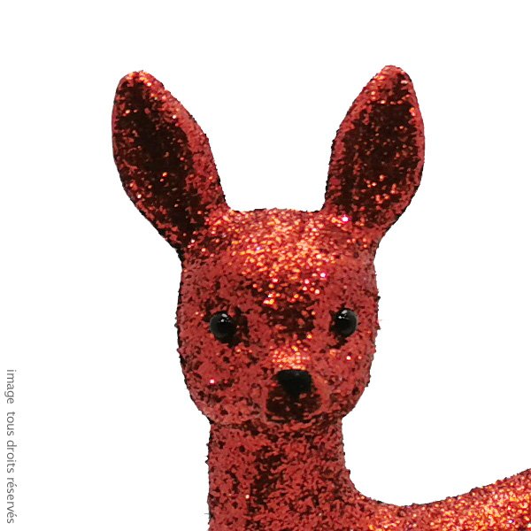 Grand FAON à paillettes - Coloris Rouge – Image 3