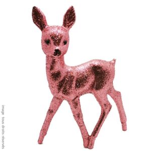 Grand FAON à paillettes - Coloris Rose clair