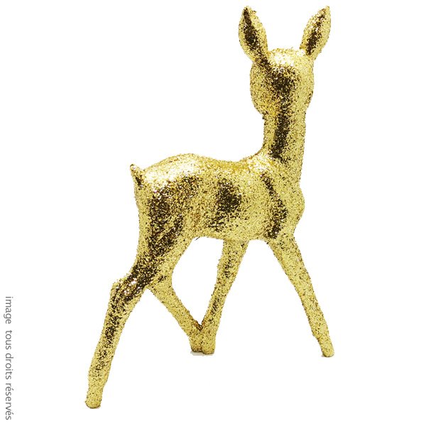 Grand FAON à paillettes - Coloris Or – Image 4