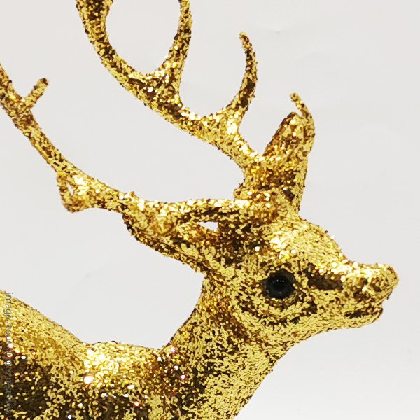 CERF à paillettes - Coloris Or – Image 4