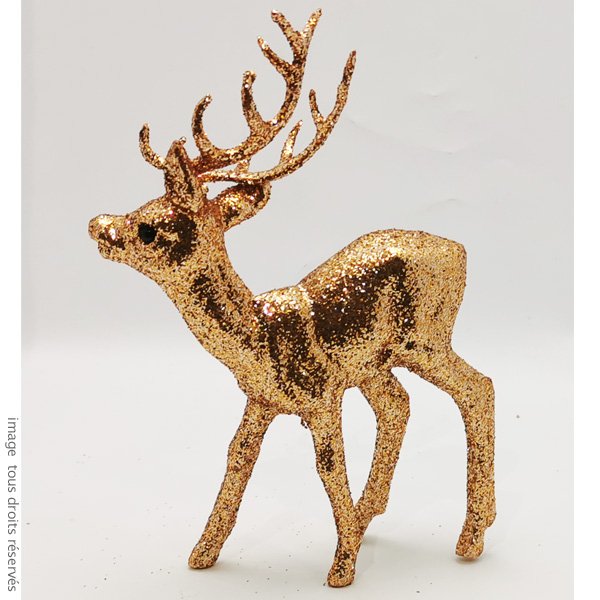 CERF à paillettes - Coloris Cuivre – Image 3