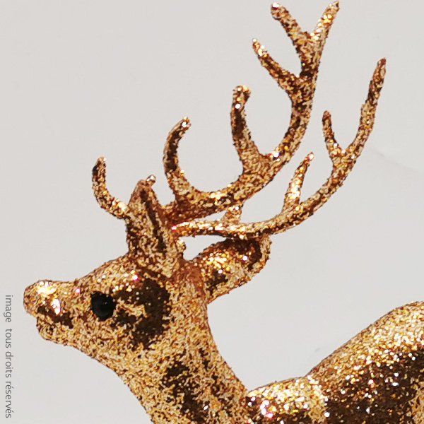 CERF à paillettes - Coloris Cuivre – Image 4