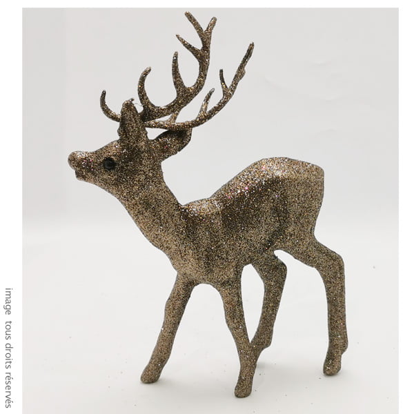 CERF à paillettes - Coloris Bronze – Image 4