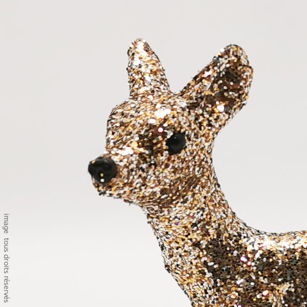 Petit faon à paillettes - Coloris Cannelle – Image 3