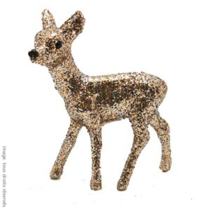Petit faon à paillettes - Coloris Cannelle