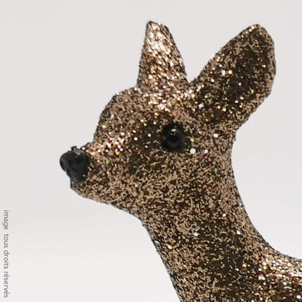 Petit faon à paillettes - Coloris Bronze – Image 3