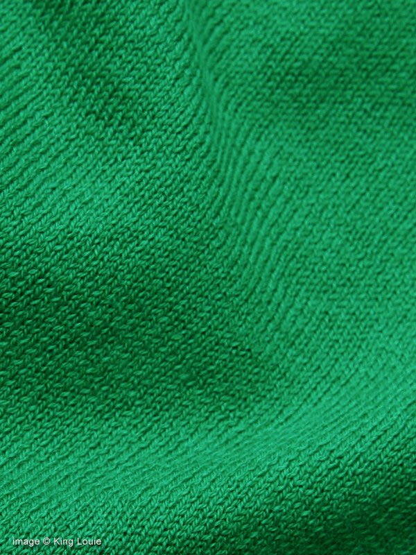 Top maille King Louie Audrey COTTONCLUB vert peapod – Image 2