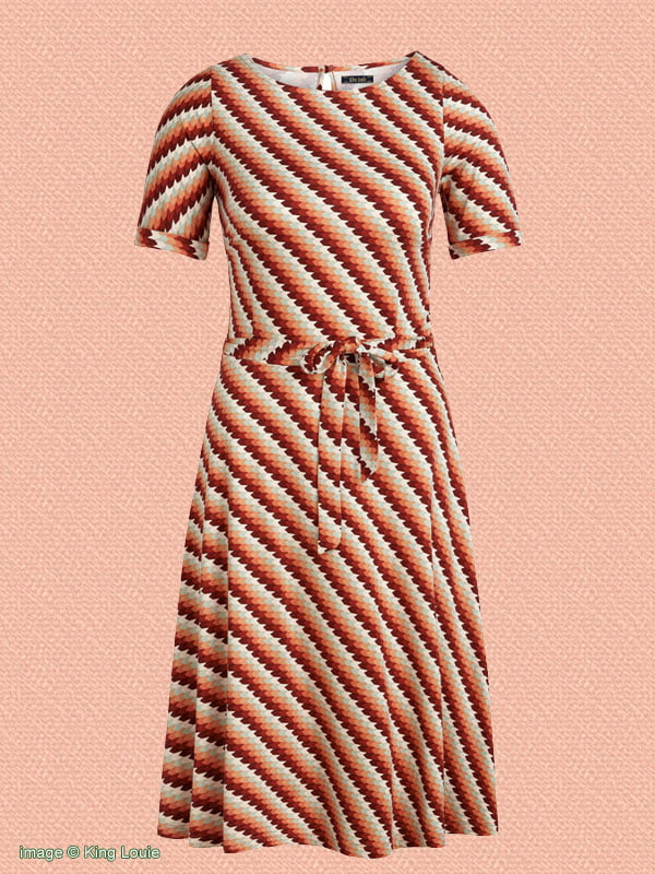 Robe King Louie Betty DAZE popsicle orange – Image 3