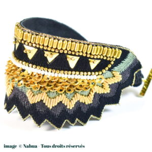 Bracelet Maheswari NAHUA Mahelis - Coloris Anthracite