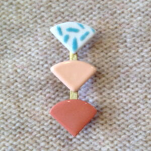 Broche en porcelaine Renskeversluijs - N°1