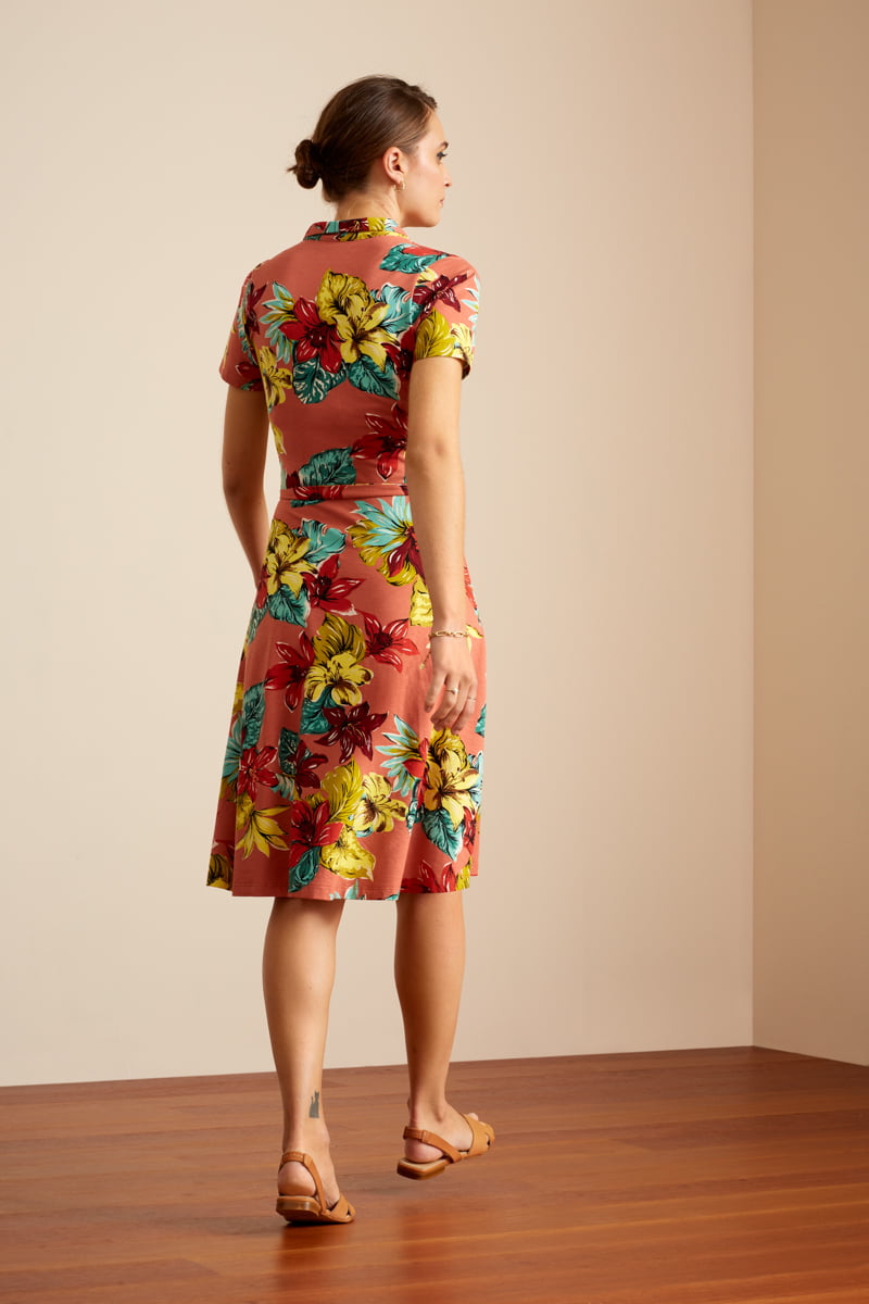 Robe King Louie Emmy Paraiso - Coloris apricot pink – Image 3