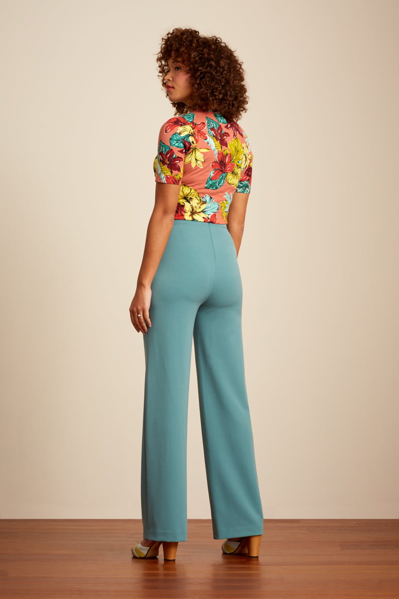Chemisier Patty Paraiso - Coloris apricot pink – Image 4
