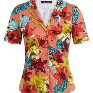 Chemisier Patty Paraiso - Coloris apricot pink