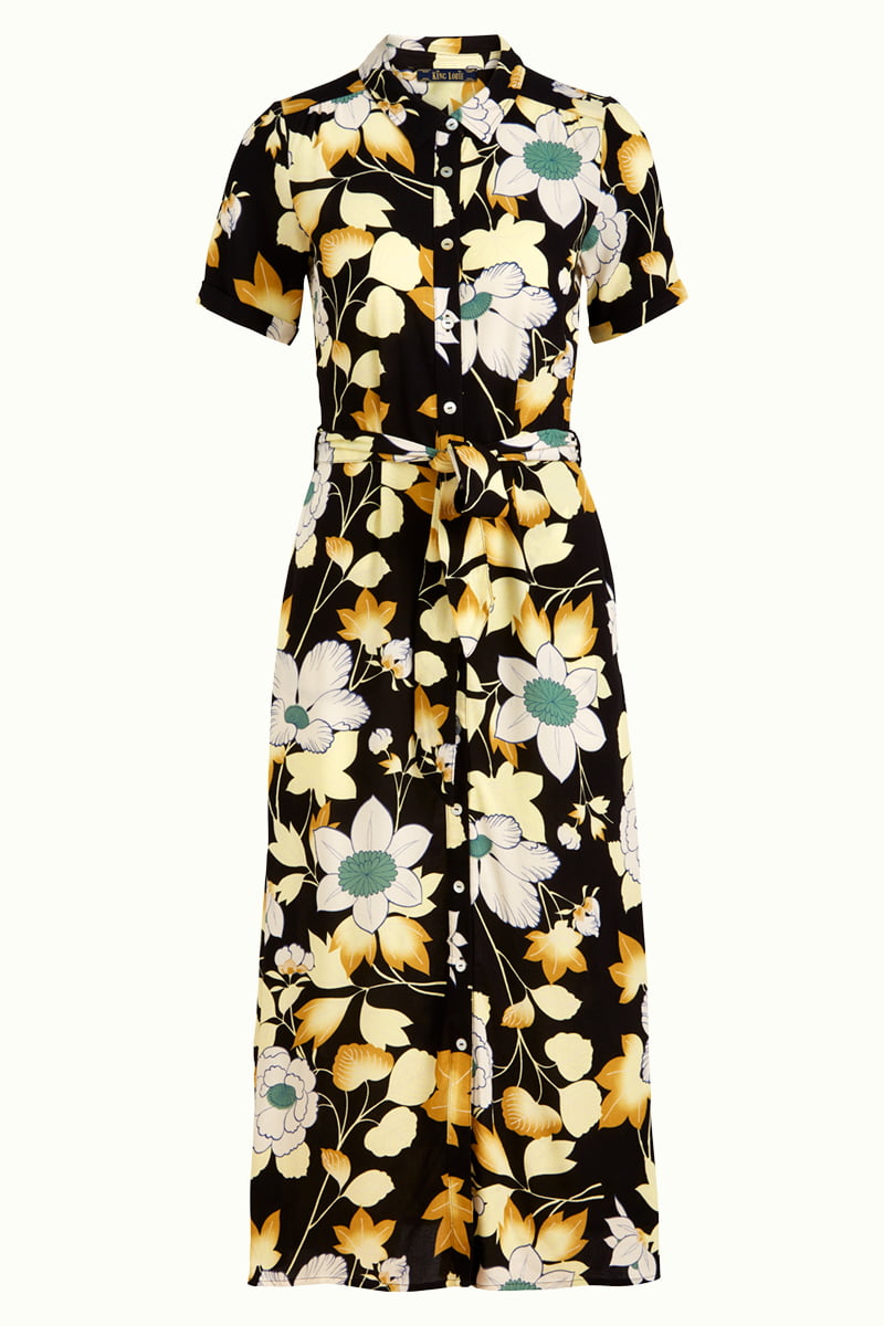 Robe King Louie Olive Midi La Boca - Coloris noir – Image 5