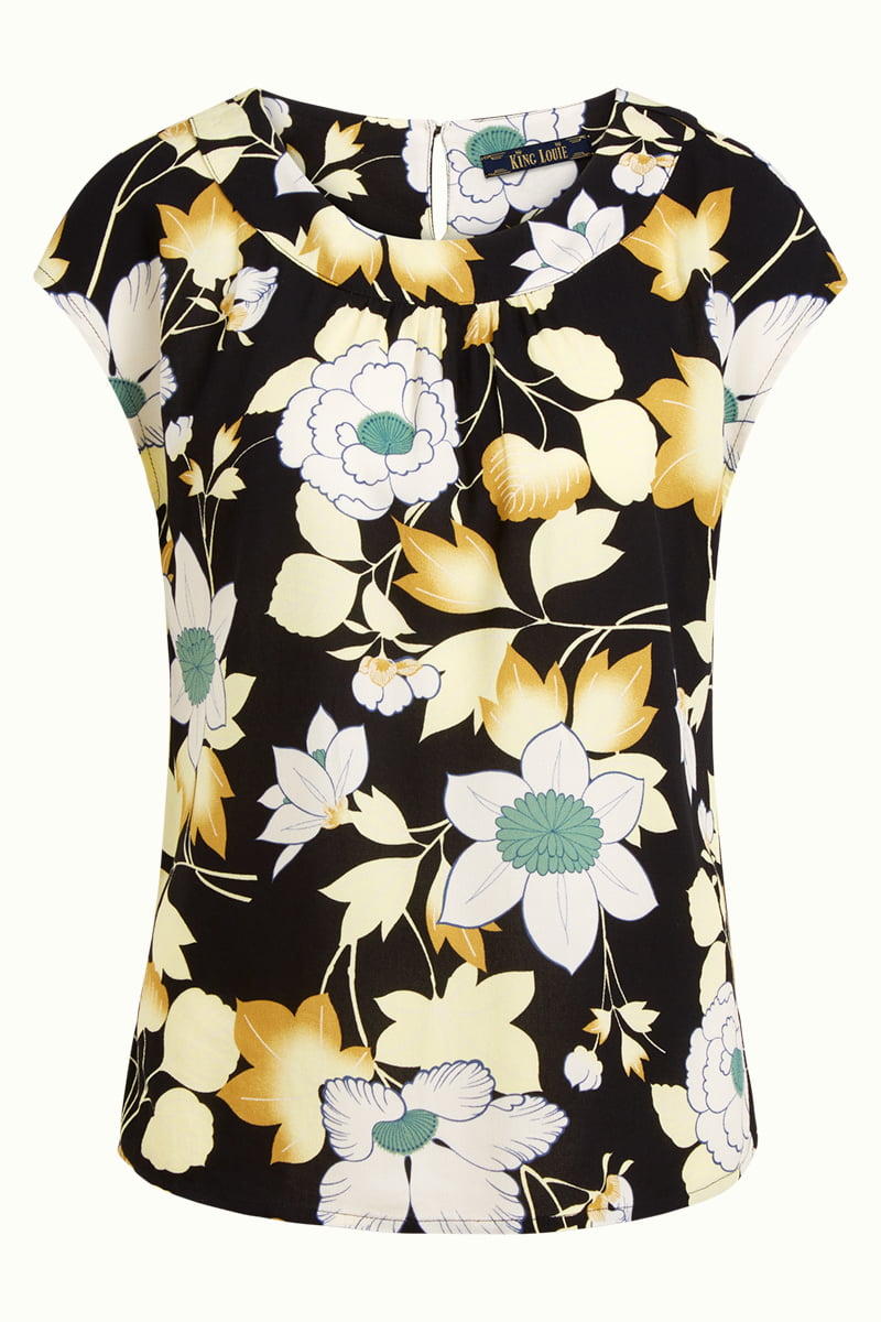 Top King Louie Shirley La Boca - Coloris noir – Image 5