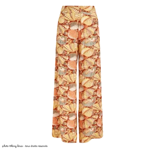 Pantalon King Louie Palazzo Neptuno - Coloris cognac orange