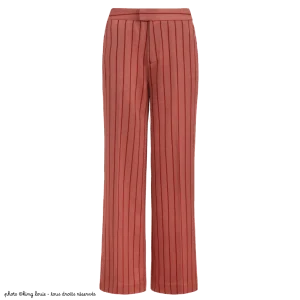 Pantalon King Louie Lisa Cubano Pinstripe - Coloris velvet pink