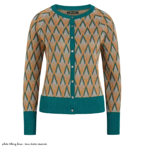 Cardigan King Louie Raglan Rider - Coloris dragonfly green