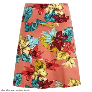 Jupe King Louie Border Paraiso - Coloris apricot pink