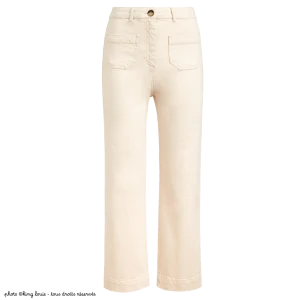 Pantalon King Louie Didier Denim - Coloris angora cream