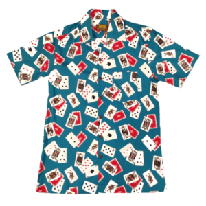 Chemisette coton CHENASKI – Black Jack fond bleu