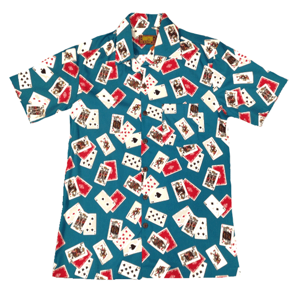 Chemisette coton CHENASKI – Black Jack fond bleu