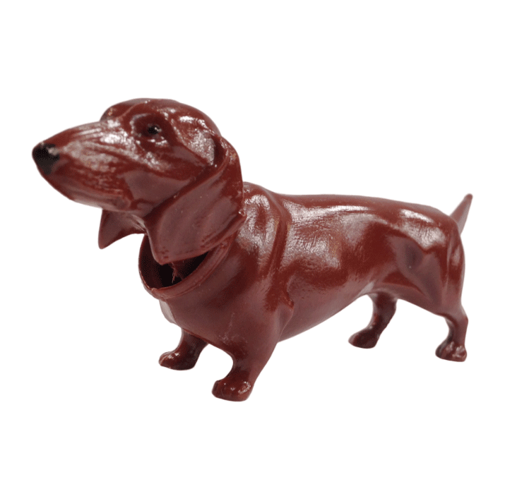 Chien Basset hocheur marron - Joujou rétro – Image 2