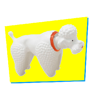 Caniche hocheur - Joujou rétro
