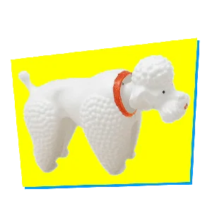 Caniche hocheur - Joujou rétro