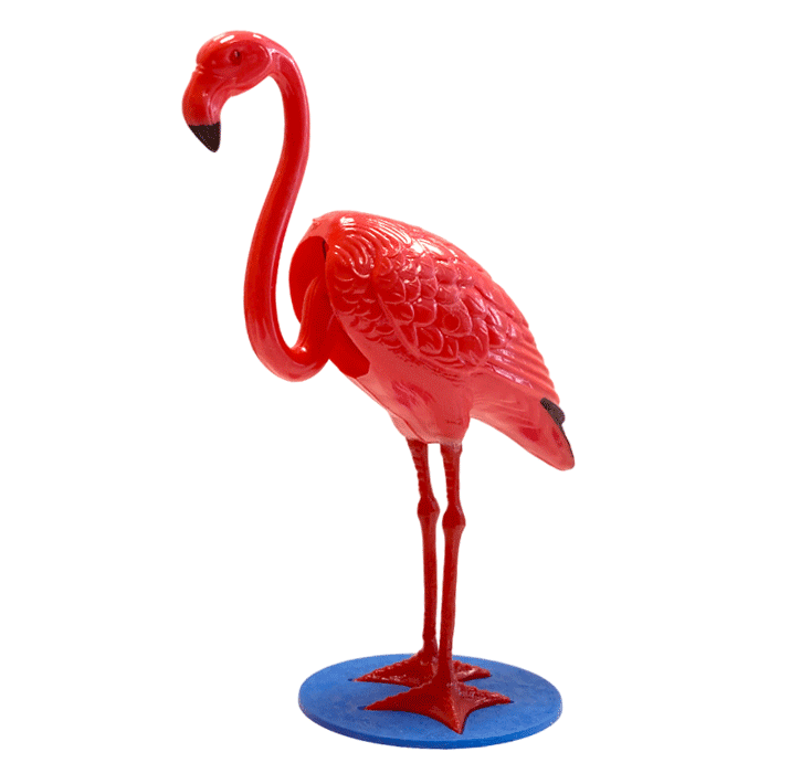 Flamant rose hocheur - Joujou rétro – Image 2