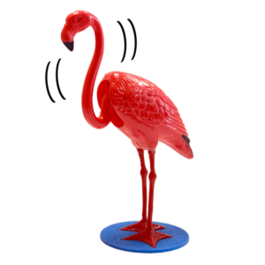 Flamant rose hocheur - Joujou rétro