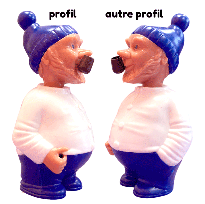 Le Gnome marin qui acquiesce (Vareuse blanche) - Joujou rétro – Image 3