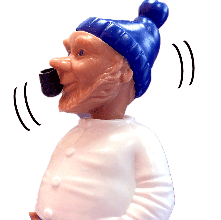 Le Gnome marin qui acquiesce (Vareuse blanche) - Joujou rétro – Image 2