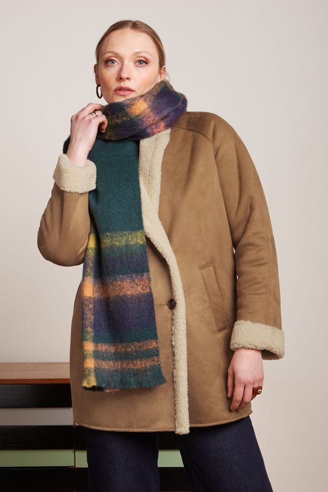 Écharpe King Louie CHECK Pine green – Image 3