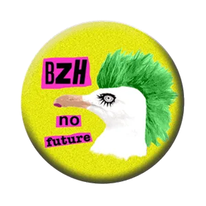 Badge 37 mm – BZH no future