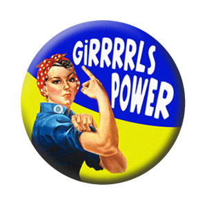 Badge 37 mm – GIRRRRLS POWER