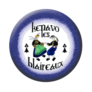 Badge 37 mm – Kenavo les blaireaux – Assiette