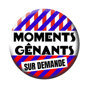 Badge 37 mm – Moments gênants sur demande