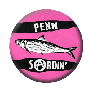 Badge 37 mm – Penn Sardin’ – Classic rose
