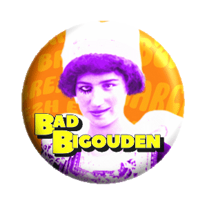 Badge 37 mm – Bad Bigouden - Orange