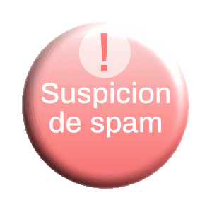 Badge 37 mm – Suspicion de spam