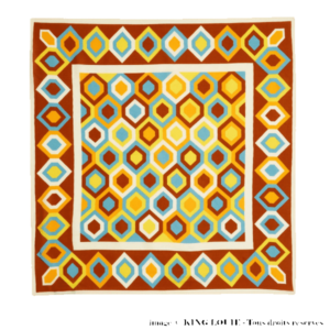 Foulard satin FUNK Caramel