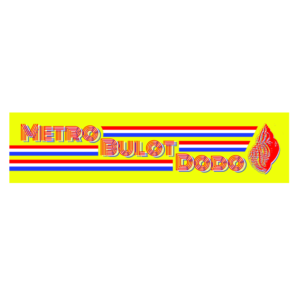 Autocollant 17x4 cm – MÉTRO, BULOT, DODO