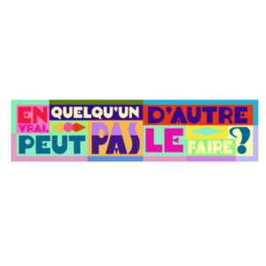 Autocollant 17x4 cm – En vrai, quelqu’un d’autre peut pas le faire ?