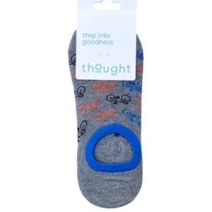 Chaussettes basses "Vélo" taille 40-45 - Coloris gris