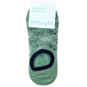 Chaussettes basses "Vélo" taille 40-45 - Coloris Vert lagon
