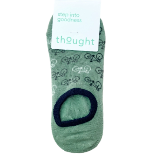 Chaussettes basses "Vélo" taille 40-45 - Coloris Vert lagon