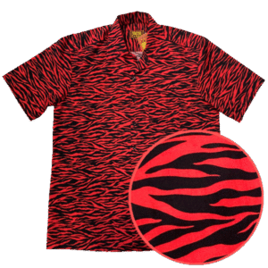 Chemisette coton CHENASKI – Zebra RedBlack